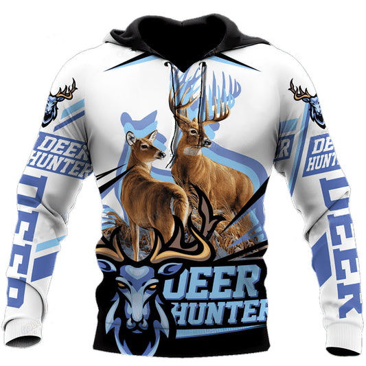 Deer Hunter Outdoor Art – 3D Hoodie