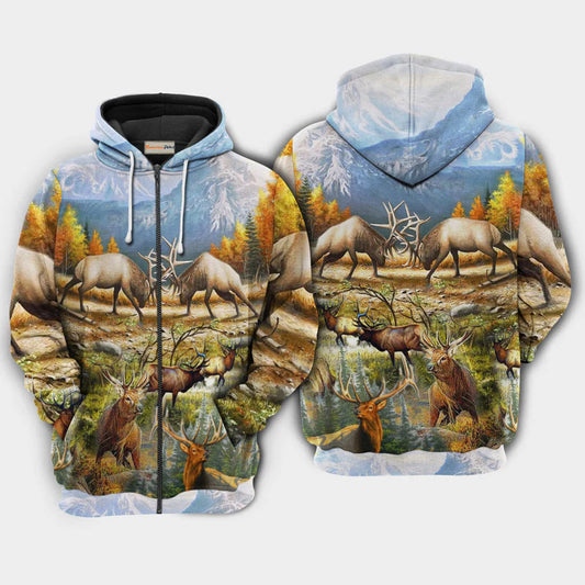 Deer Hunting Is My Life Quote – 3D Hoodie