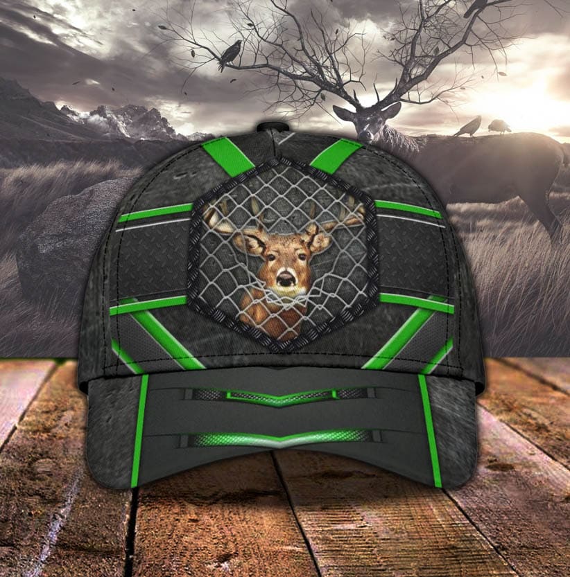 Deer Hunting Net Pattern – Classic Cap