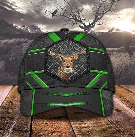 Deer Hunting Net Pattern – Classic Cap