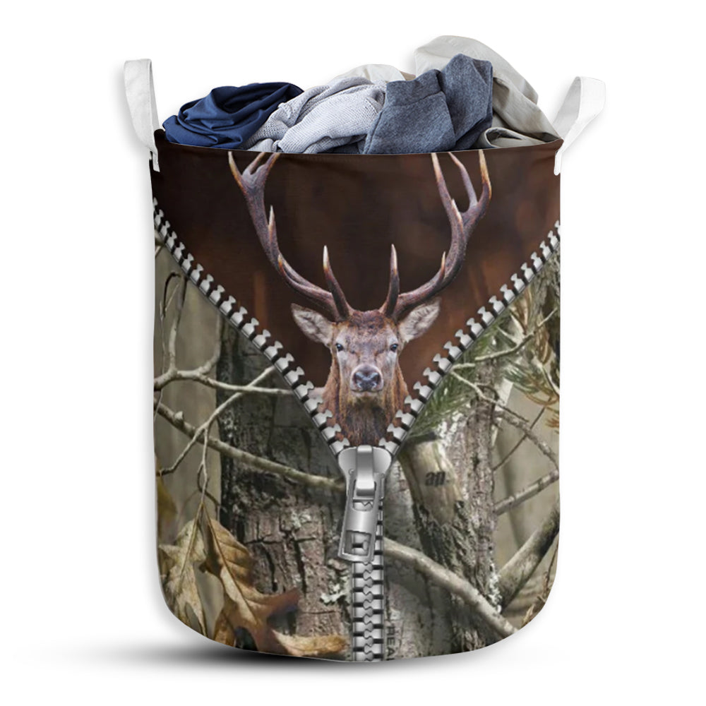 Deer Hunting Love Style - Laundry Basket - Owls Matrix LTD