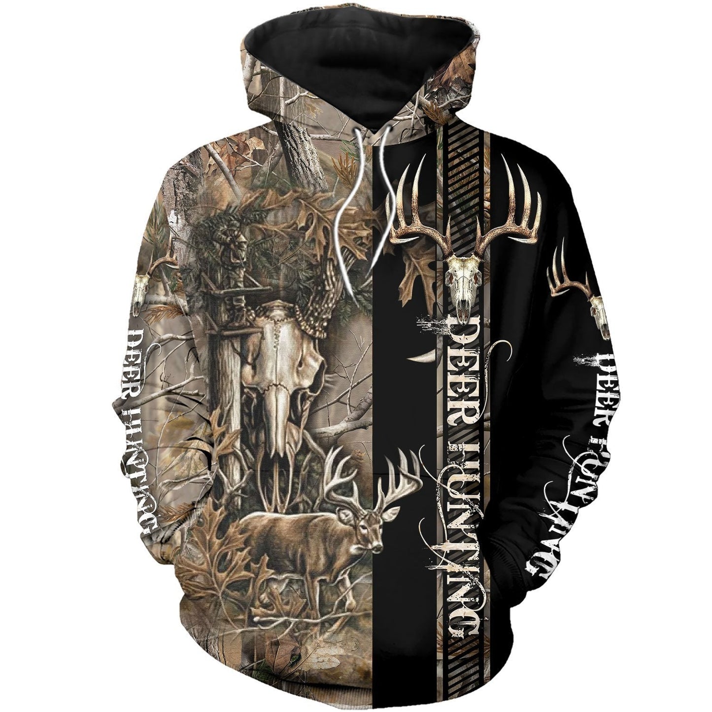 Deer Hunting Hunter Art – 3D Hoodie