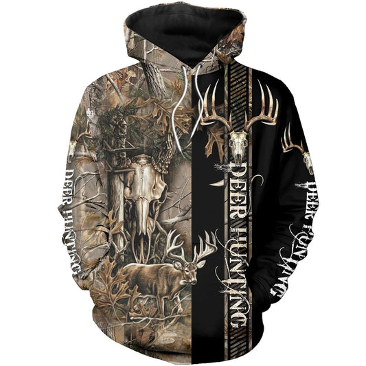 Deer Hunting Hunter Art – 3D Hoodie