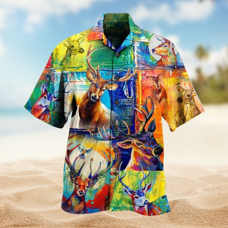 Deer Love Animals Limited Edition – Hawaiian Shirt