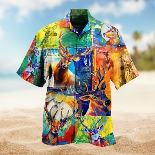 Deer Love Animals Limited Edition – Hawaiian Shirt