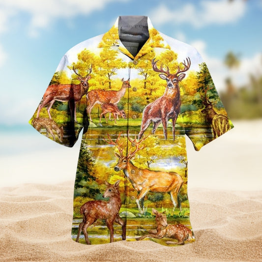 Deer Love Autumn Limited Edition – Hawaiian Shirt
