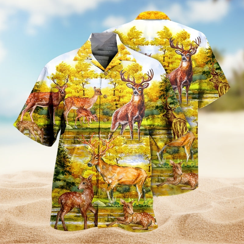 Deer Love Autumn Limited Edition – Hawaiian Shirt