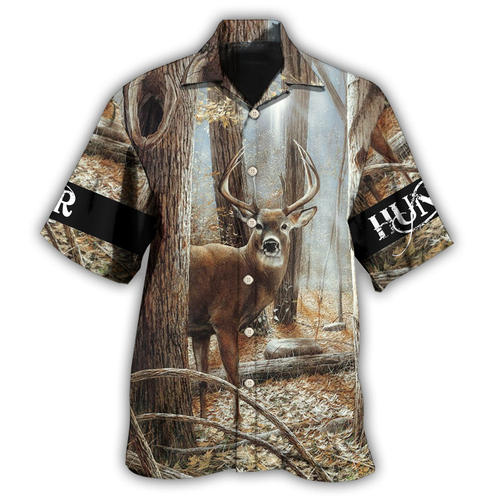 Deer Hunting Forest Outdoor Style – Hawaiian Shirt