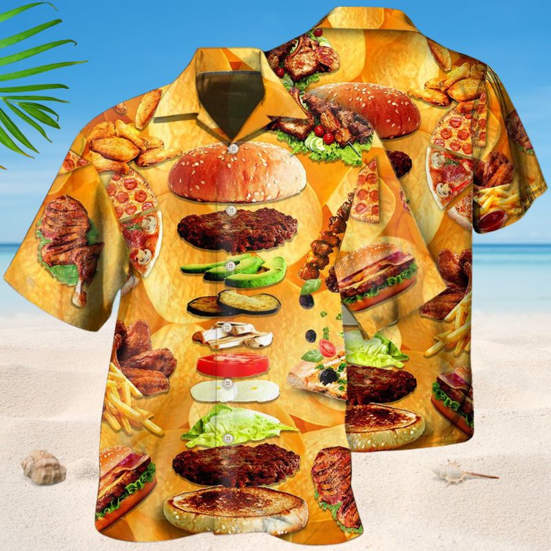 Delicious Fast Food Style – Hawaiian Shirt