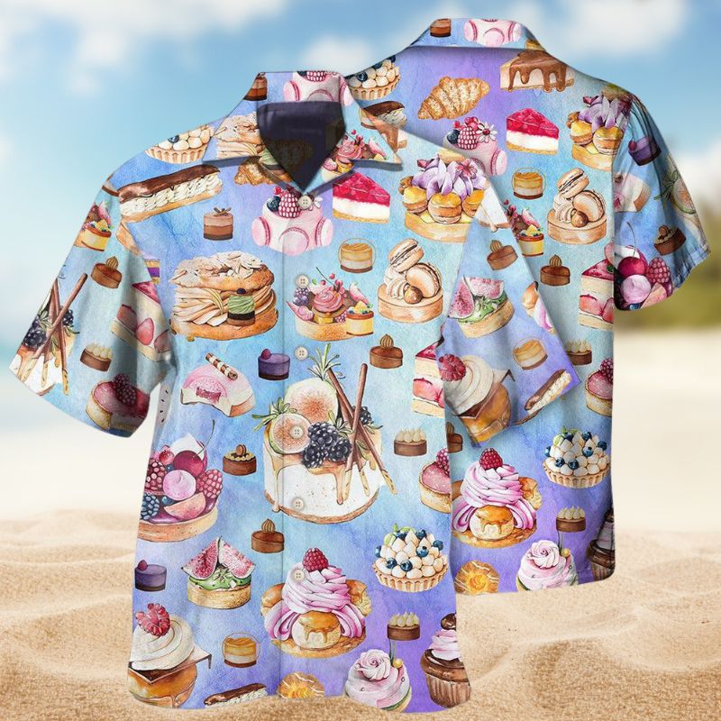 Dessert Purple Lovely Food Style – Hawaiian Shirt