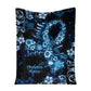 Diabetes Awareness 50 x 60 Inch Flannel Blanket For Cozy Bedroom And Sofa Decor