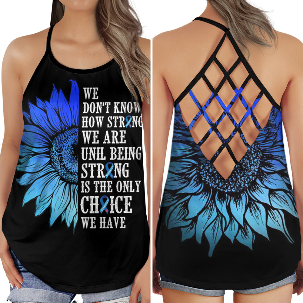 Diabetes Awareness Strength Message Edition – Hollow Tank Top