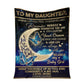 Diabetes Awareness Daughter Butterfly 50 x 60 Inch Flannel Blanket For Cozy Bedroom And Sofa Decor