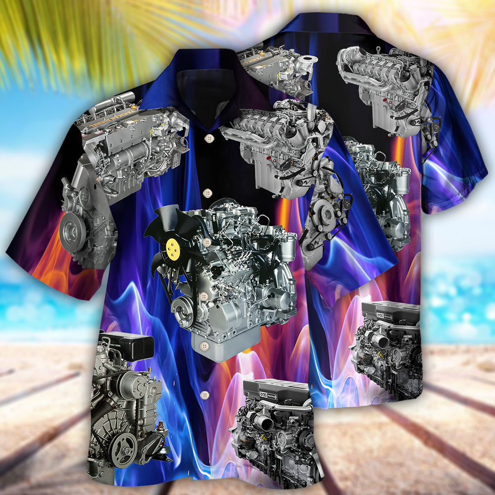 Diesel Engine Amazing Style – Hawaiian Shirt
