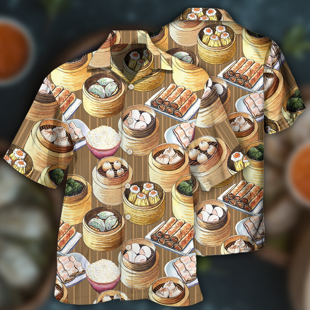 Delicious Dimsum Food Art – Hawaiian Shirt