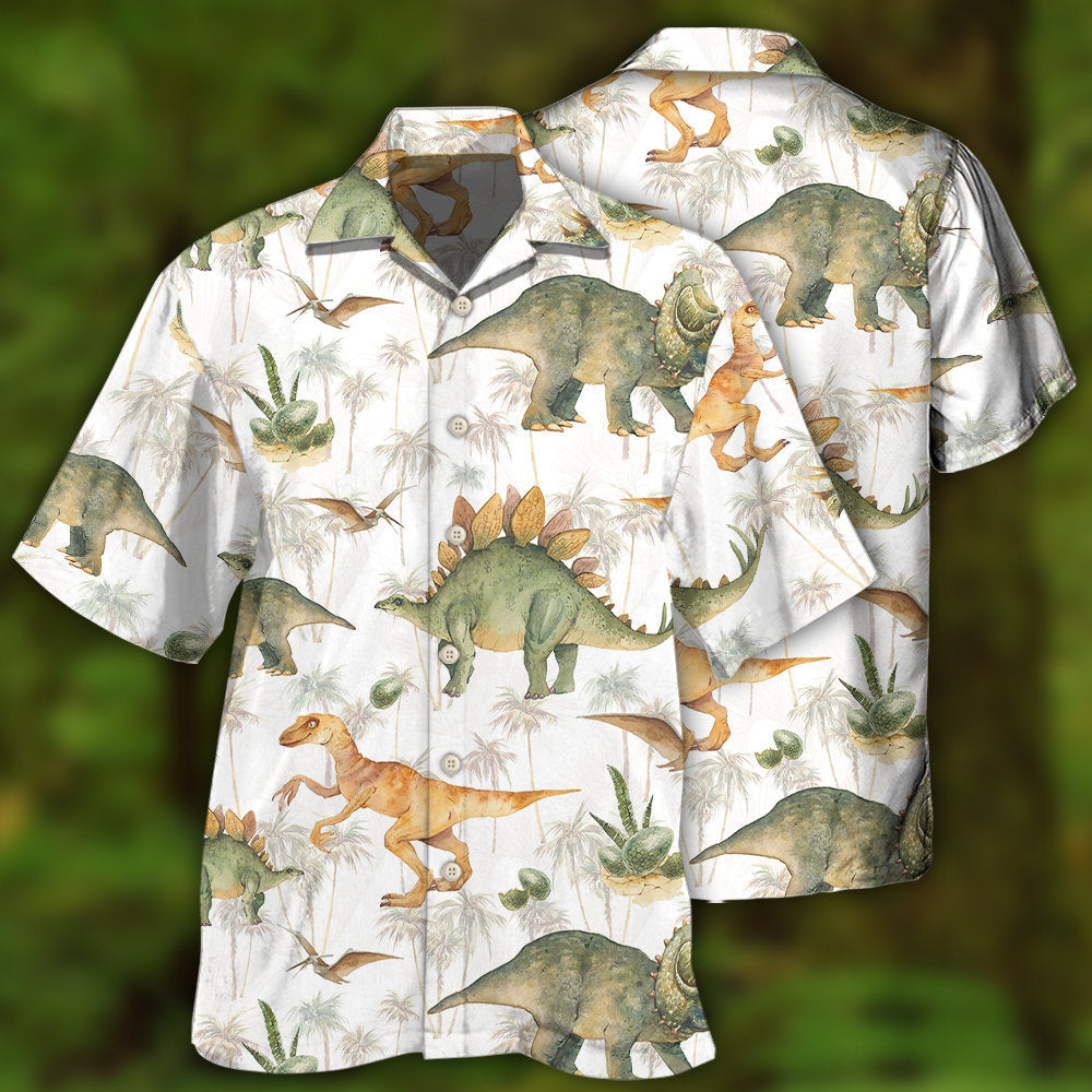 Dinosaur Tropical Style – Hawaiian Shirt