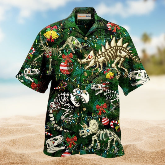 Dinosaur Dear Santa I Am A Dinosaur Limited Edition – Hawaiian Shirt
