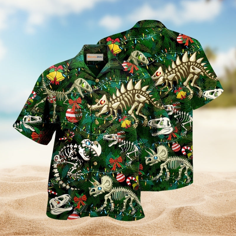 Dinosaur Dear Santa I Am A Dinosaur Limited Edition – Hawaiian Shirt