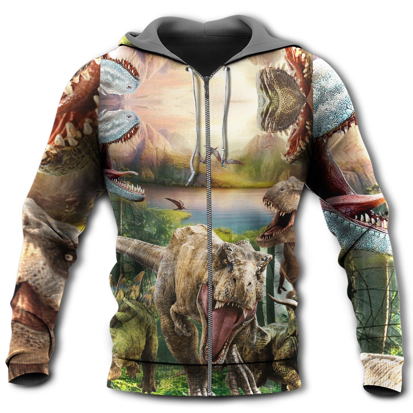 Dinosaur Roarsome Dinosaur World - 3D Hoodie