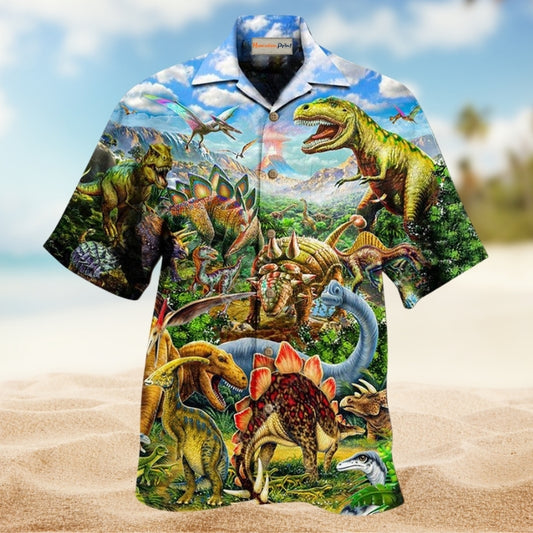 Dinosaur Rawrsome World Edition – Hawaiian Shirt