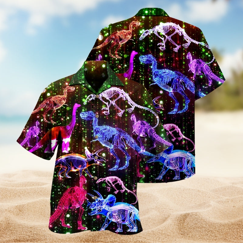 Dinosaur Sparkling X-Ray Style Limited Edition – Hawaiian Shirt