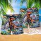 Amazing Dinosaur World Art – Beach Short