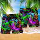 Dinosaur Summer Style Art - Beach Short
