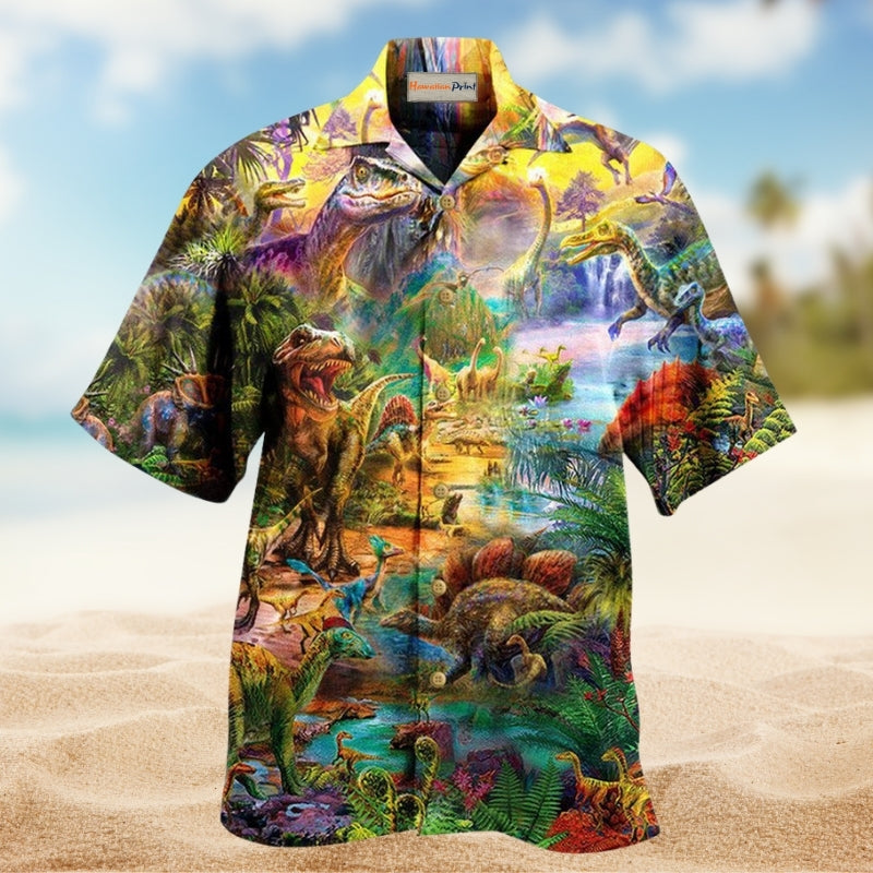 Dinosaurs Colorful World Of Limited Edition – Hawaiian Shirt