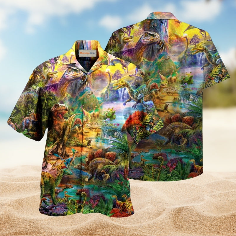 Dinosaurs Colorful World Of Limited Edition – Hawaiian Shirt