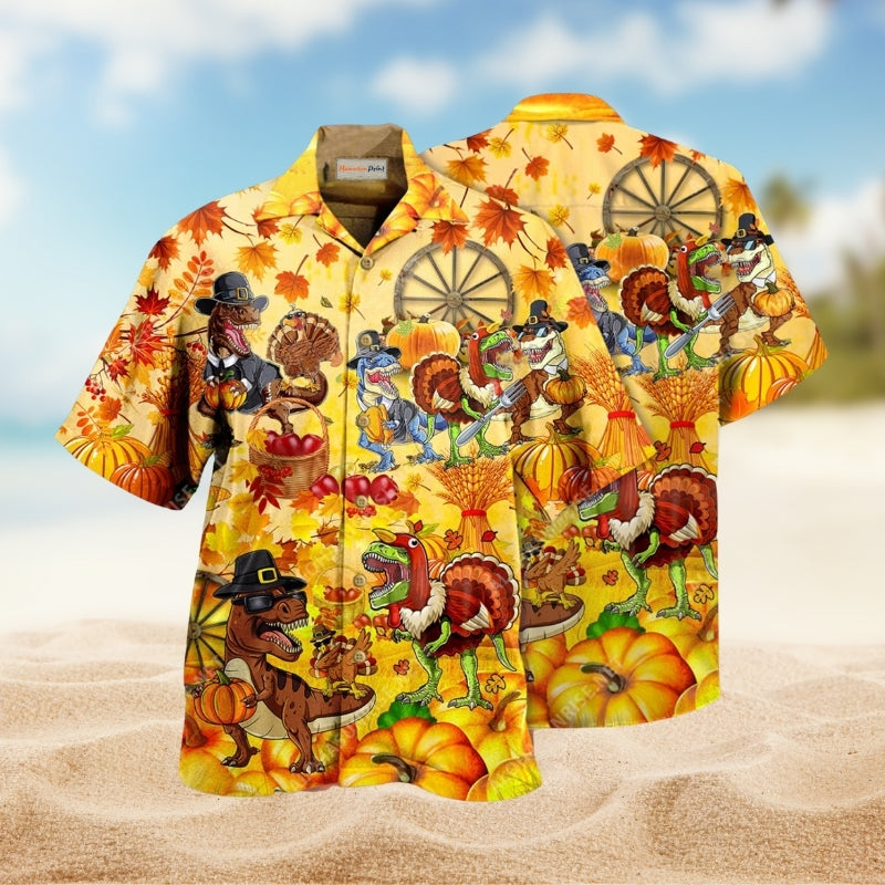 Dinosaurs Love Autumn Limited Edition – Hawaiian Shirt