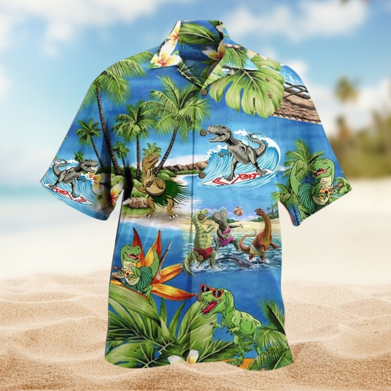 Dinosaurs Love Beach Limited Edition – Hawaiian Shirt