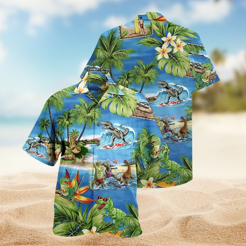 Dinosaurs Love Beach Limited Edition – Hawaiian Shirt