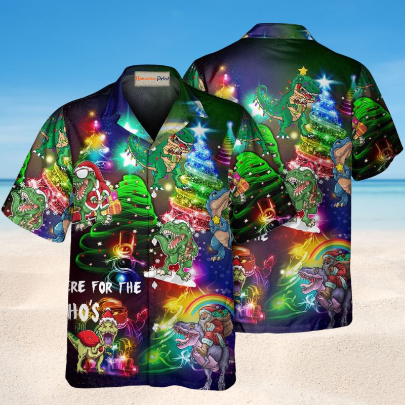 Dinosaurs Night Christmas Style 2 – Hawaiian Shirt