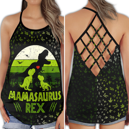 Dinosaur Peace Life Pink Theme Collection – Hollow Tank Top