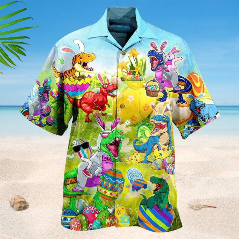Dinosaurs T-Rex Eggs Hunting Edition – Hawaiian Shirt