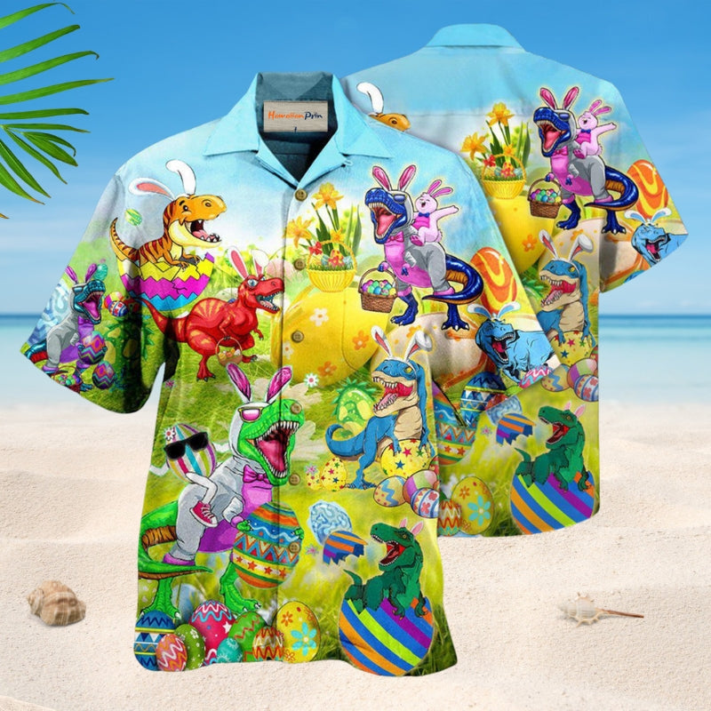 Dinosaurs T-Rex Eggs Hunting Edition – Hawaiian Shirt