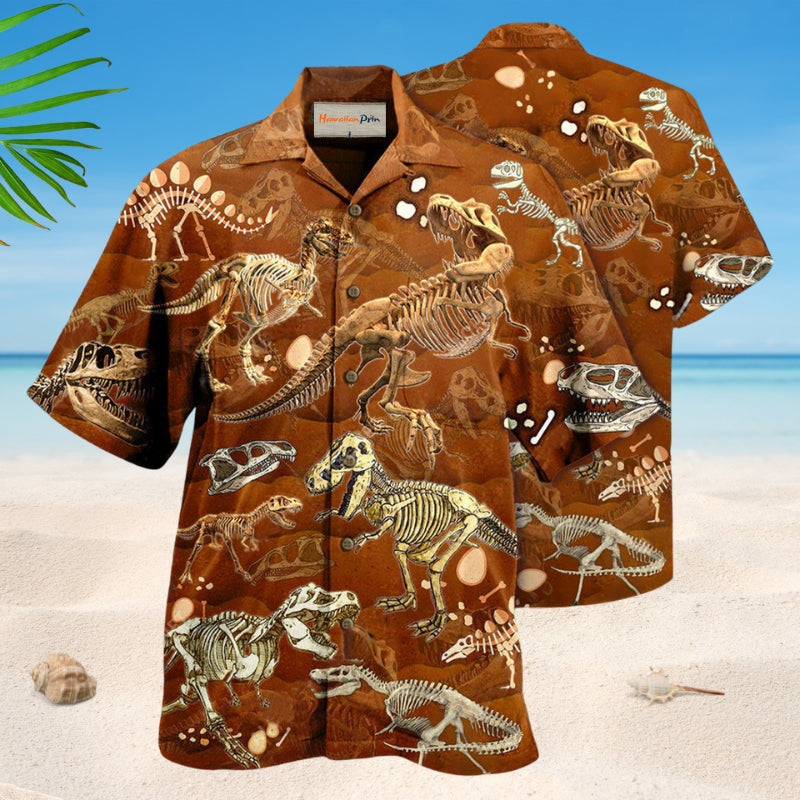 Dinosaurs T-Rex Skull Edition – Hawaiian Shirt
