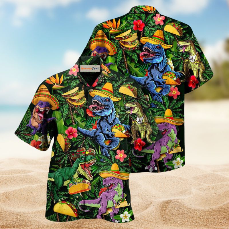 Dinosaurs Taco T-Rex Edition – Hawaiian Shirt