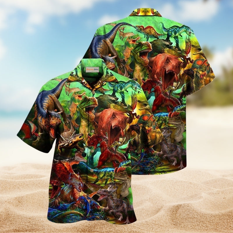 Dinosaurs War Life Limited Edition – Hawaiian Shirt