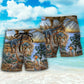 Amazing Dinosaur Artistic Design - Beach Short