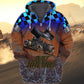 Vintage Dirt Racing Art – 3D Hoodie
