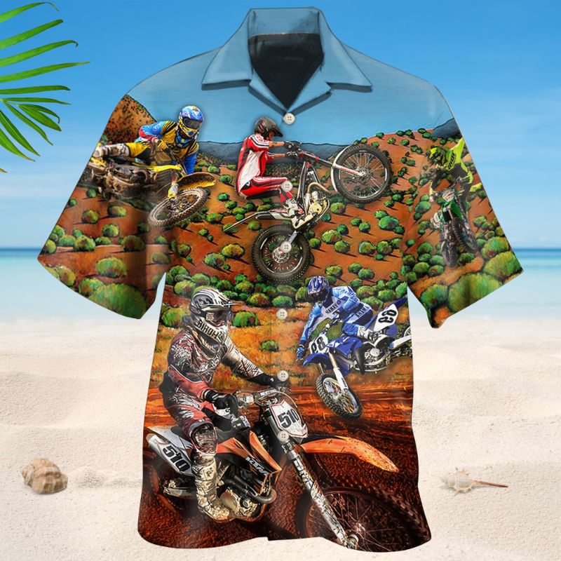 Dirt Bike Cool Style – Hawaiian Shirt