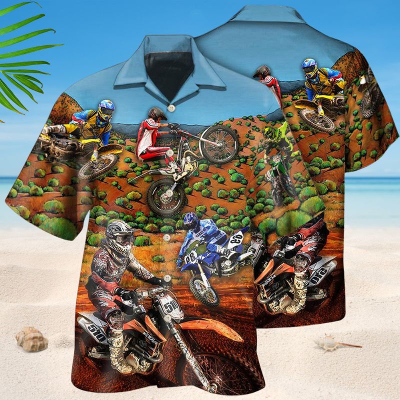 Dirt Bike Cool Style – Hawaiian Shirt