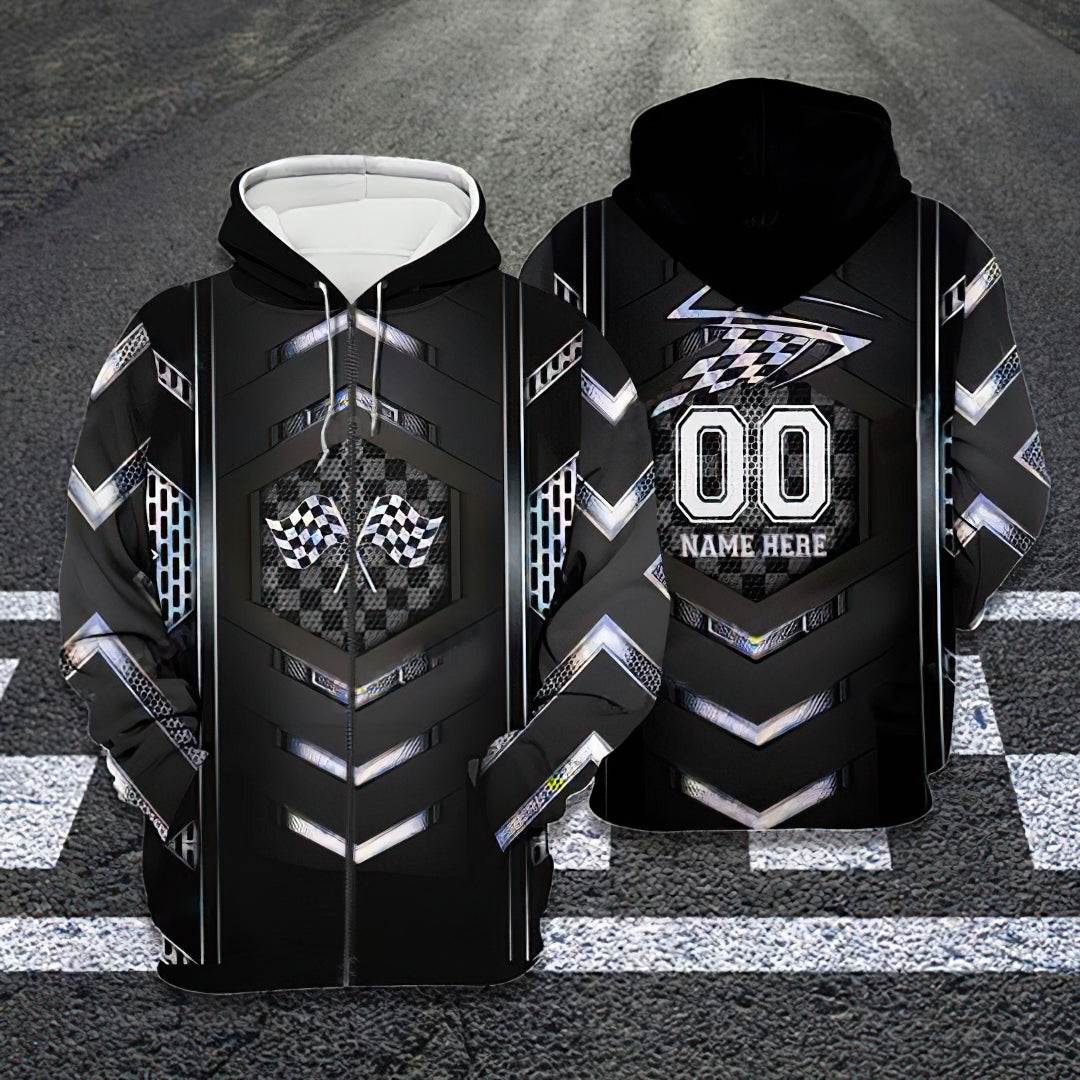 Dirt Racing Custom Art – 3D Hoodie2