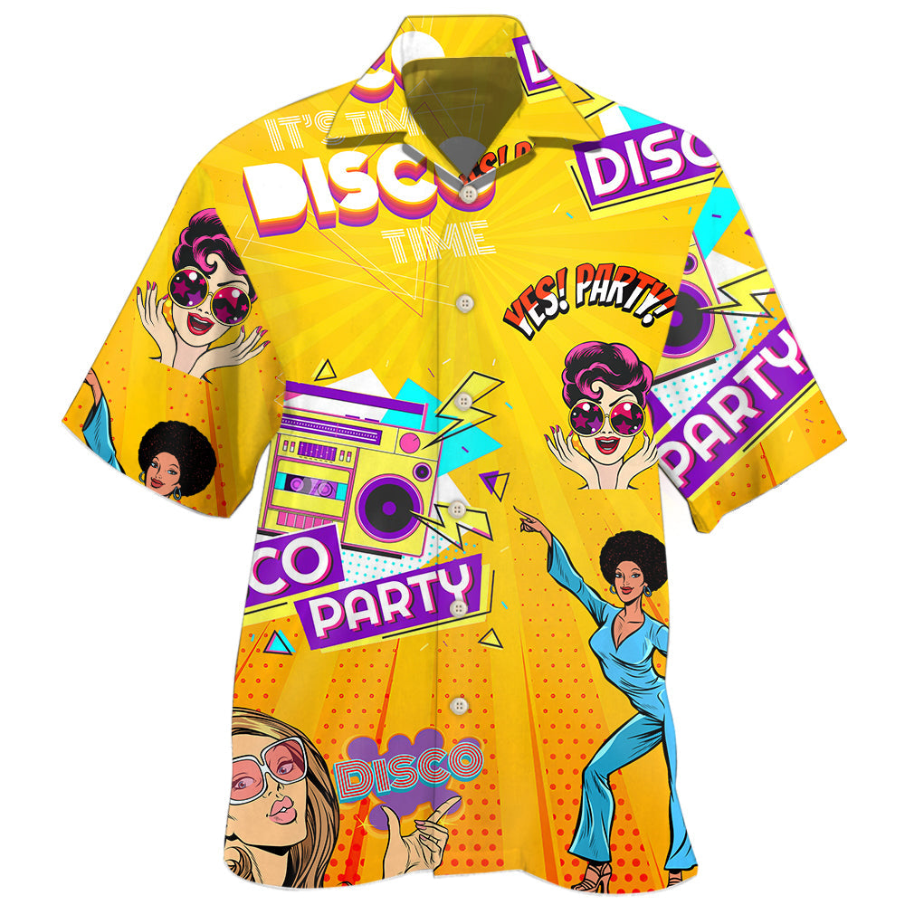 Disco Music Time To Party - Hawaiian Shirt