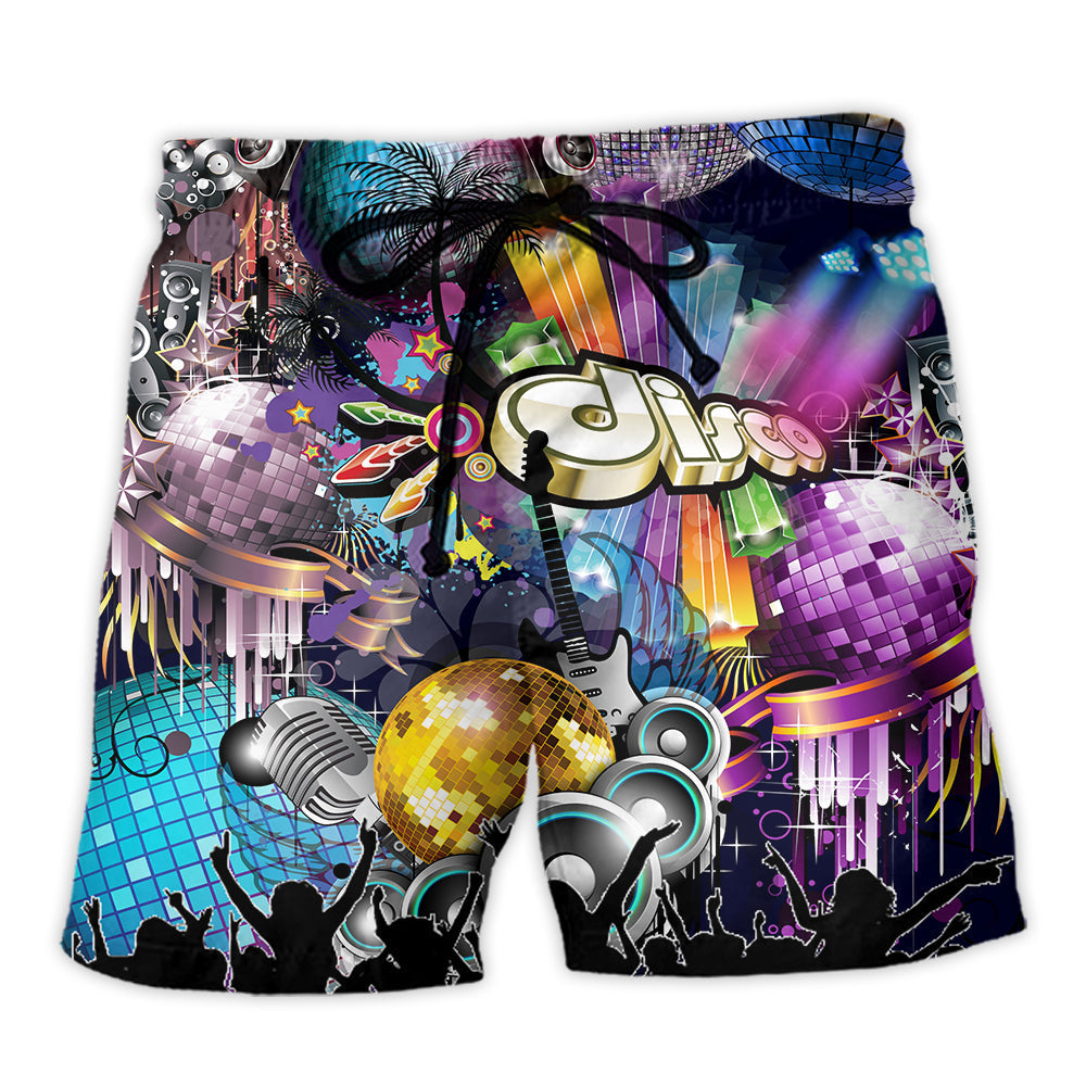 Disco Love Music Colorful – Beach Short