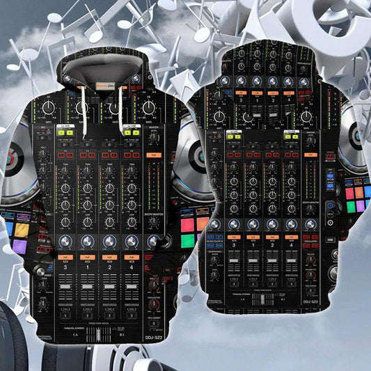 Dj Music Studio Art – 3D Hoodie