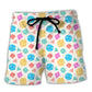 DnD Dice Polygonal Cool Pattern - Beach Short
