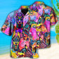 Doberman Colorful Painted Portrait – Hawaiian Shirt