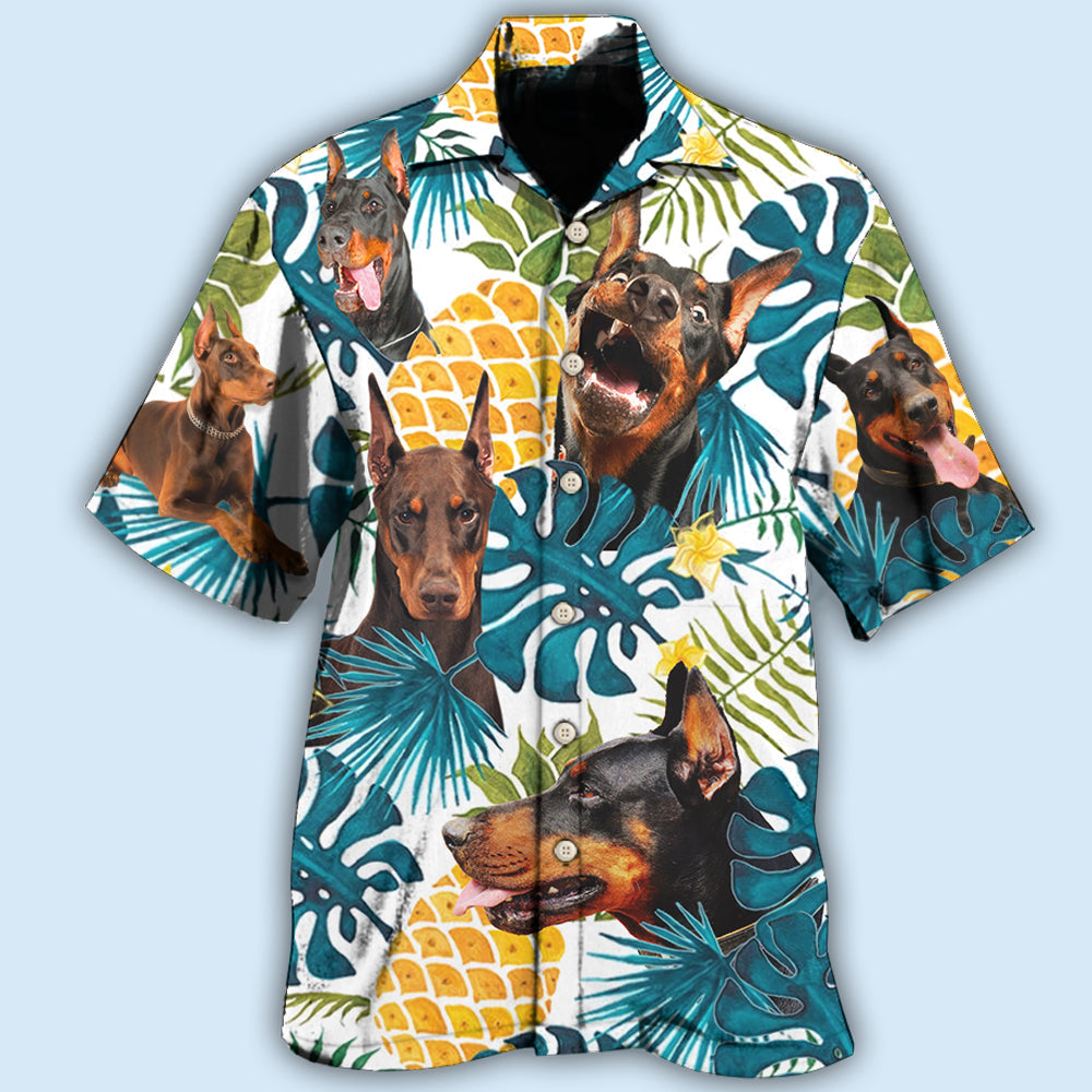 Doberman Tropical Style – Hawaiian Shirt